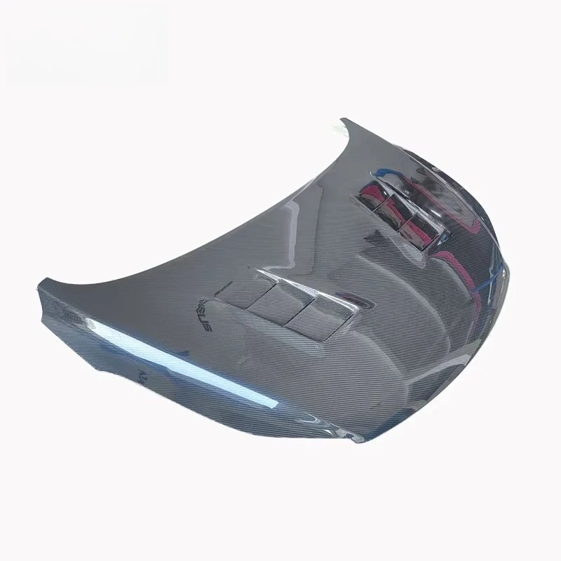 New Carbon Fiber Vented Hood Bonnet for Elantra Avante Engine Cover